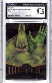 1995 Sauron Fleer Marvel Metal Inaugural Edition #116 CGC Mint Plus 9.5
