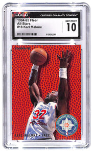 1994-95 Karl Malone Fleer All-Stars #18 CGC Gem Mint 10
