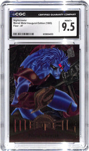 1995 Nightcrawler Fleer Marvel Metal Inaugural Edition #7 CGC Mint Plus 9.5