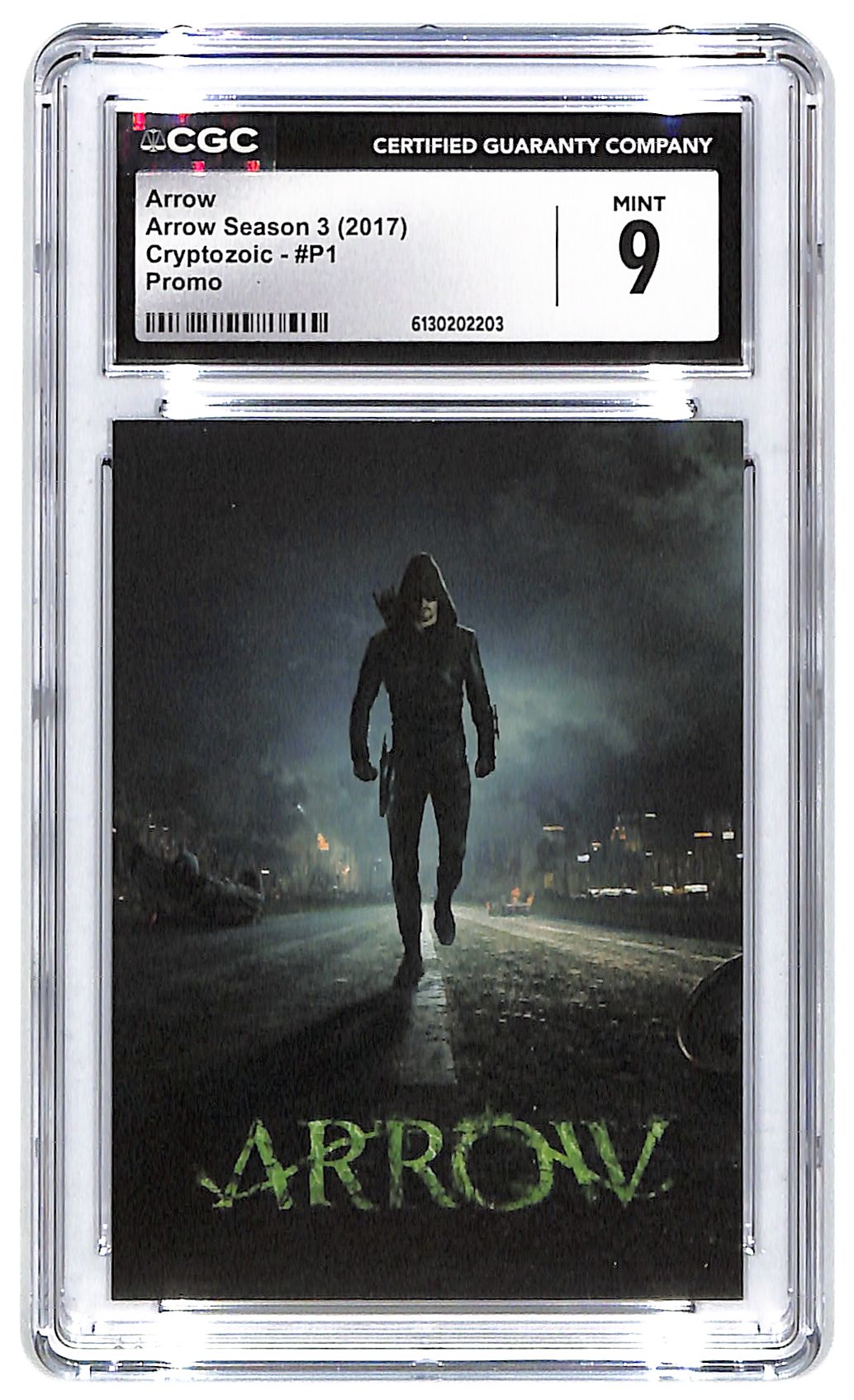 2017 Arrow Cryptozoic Arrow Season 3 Promo #P1 CGC Mint 9