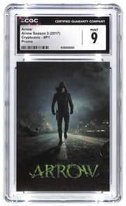 2017 Arrow Cryptozoic Arrow Season 3 Promo #P1 CGC Mint 9