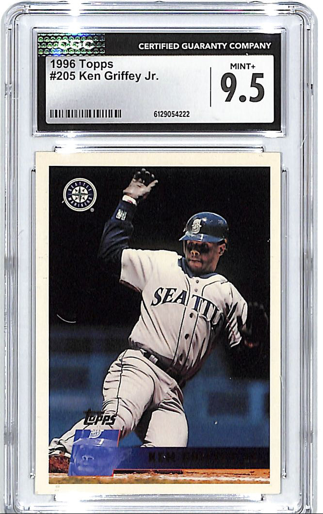 1996 Topps Ken Griffey Jr #205 CGC 9.5 Mariners