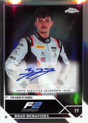 2023 Topps Chrome Formula 1 F1 Brad Benavides Auto Autograph Rookie RC Refractor
