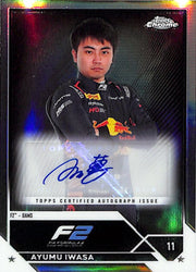 2023 Topps Chrome Formula 1 F1 Ayumu Iwasa Auto Autograph Rookie RC Refractor