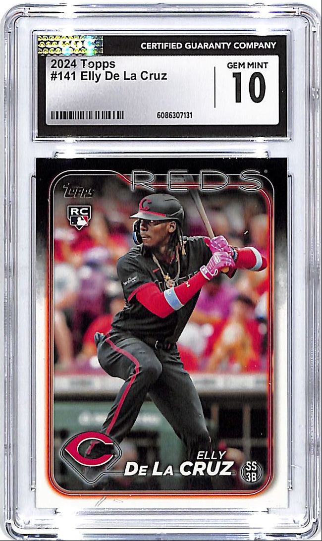 2024 Topps Elly De La Cruz Rookie RC #141 CGC 10 Reds