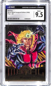 1995 Warlock Fleer Marvel Metal Inaugural Edition #21 CGC Mint Plus 9.5
