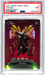 2024 Panini Three Count WWE The Miz Downtown #2 PSA 9