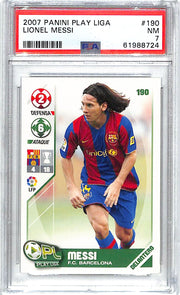 2007-08 Panini Play Liga Lionel Messi #190 PSA 7 Barcelona FC