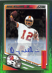 2025 Score Doug Williams Auto Autograph Green End Zone /6 Buccaneers