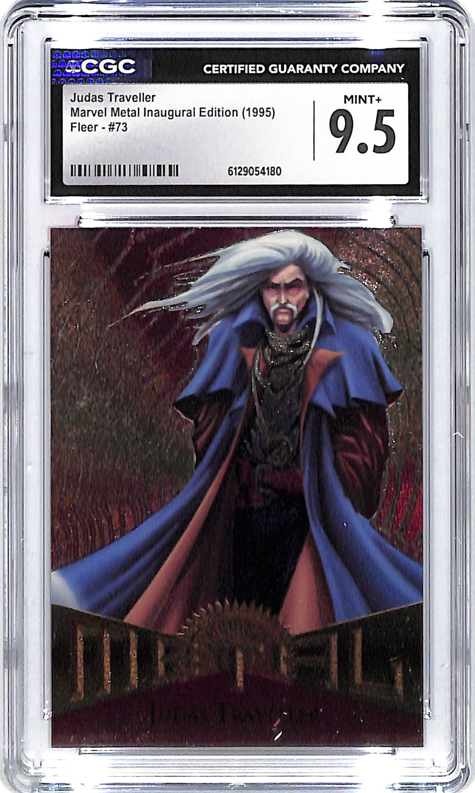 1995 Judas Traveller Fleer Marvel Metal Inaugural Edition #73 CGC Mint Plus 9.5