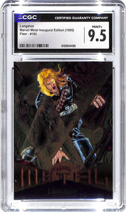 1995 Longshot Fleer Marvel Metal Inaugural Edition #102 CGC Mint Plus 9.5