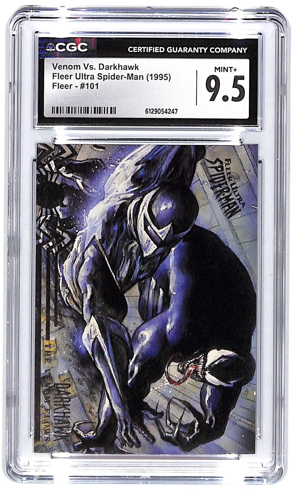 1995 Venom Vs. Darkhawk Fleer Ultra Spider-Man #101 CGC Mint Plus 9.5