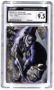 1995 Venom Vs. Darkhawk Fleer Ultra Spider-Man #101 CGC Mint Plus 9.5