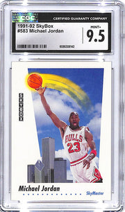 1991-92 Skybox Michael Jordan #583 CGC 9.5 Bulls