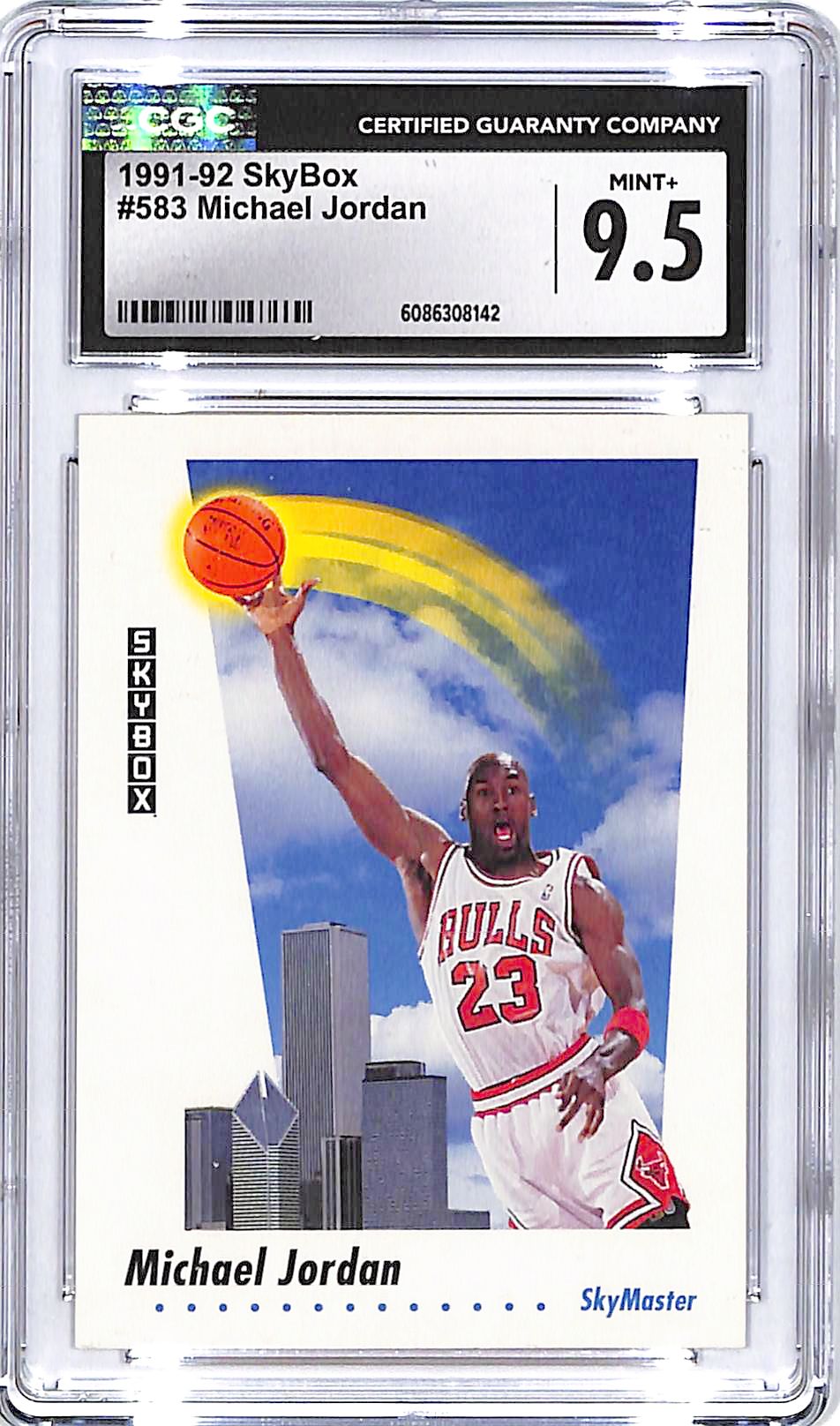 1991-92 Skybox Michael Jordan #583 CGC 9.5 Bulls