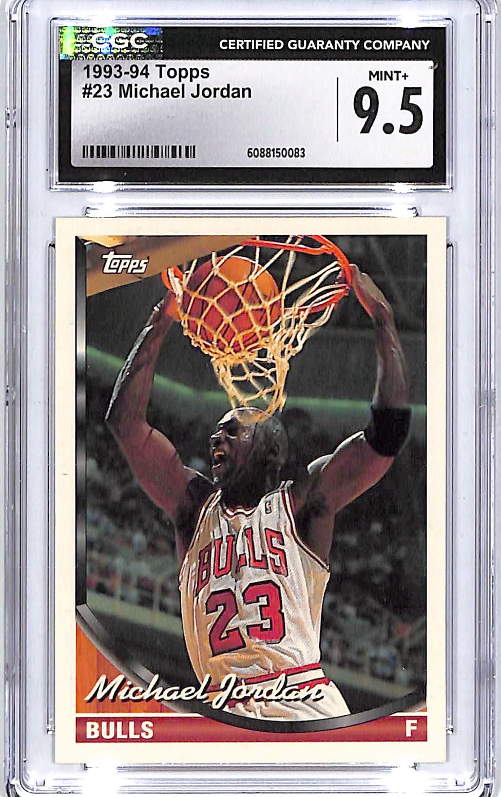 1993-94 Topps Michael Jordan #23 CGC 9.5 Bulls