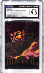 1995 Chamber Fleer Marvel Metal Inaugural Edition #89 CGC Mint Plus 9.5