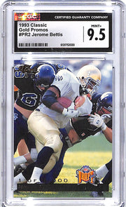 1993 Classic Jerome Bettis Gold Promos Rookie RC CGC 9.5