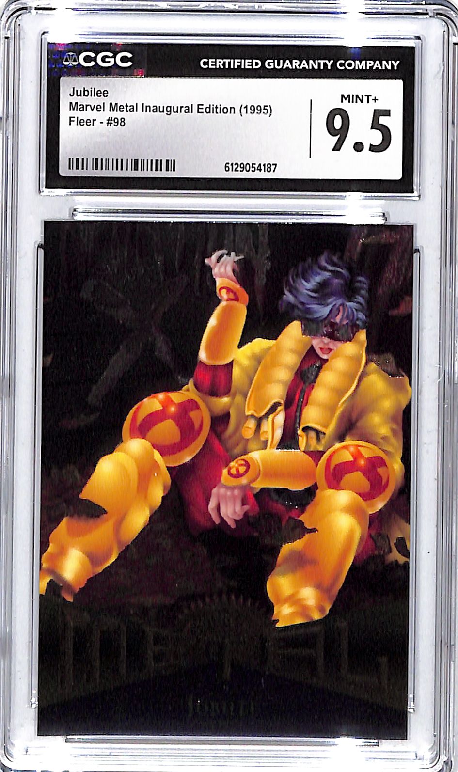 1995 Jubilee Fleer Marvel Metal Inaugural Edition #98 CGC Mint Plus 9.5