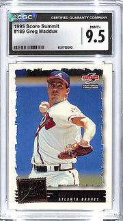 1995 Score Summit Greg Maddux Special Delivery #189 CGC 9.5 Braves