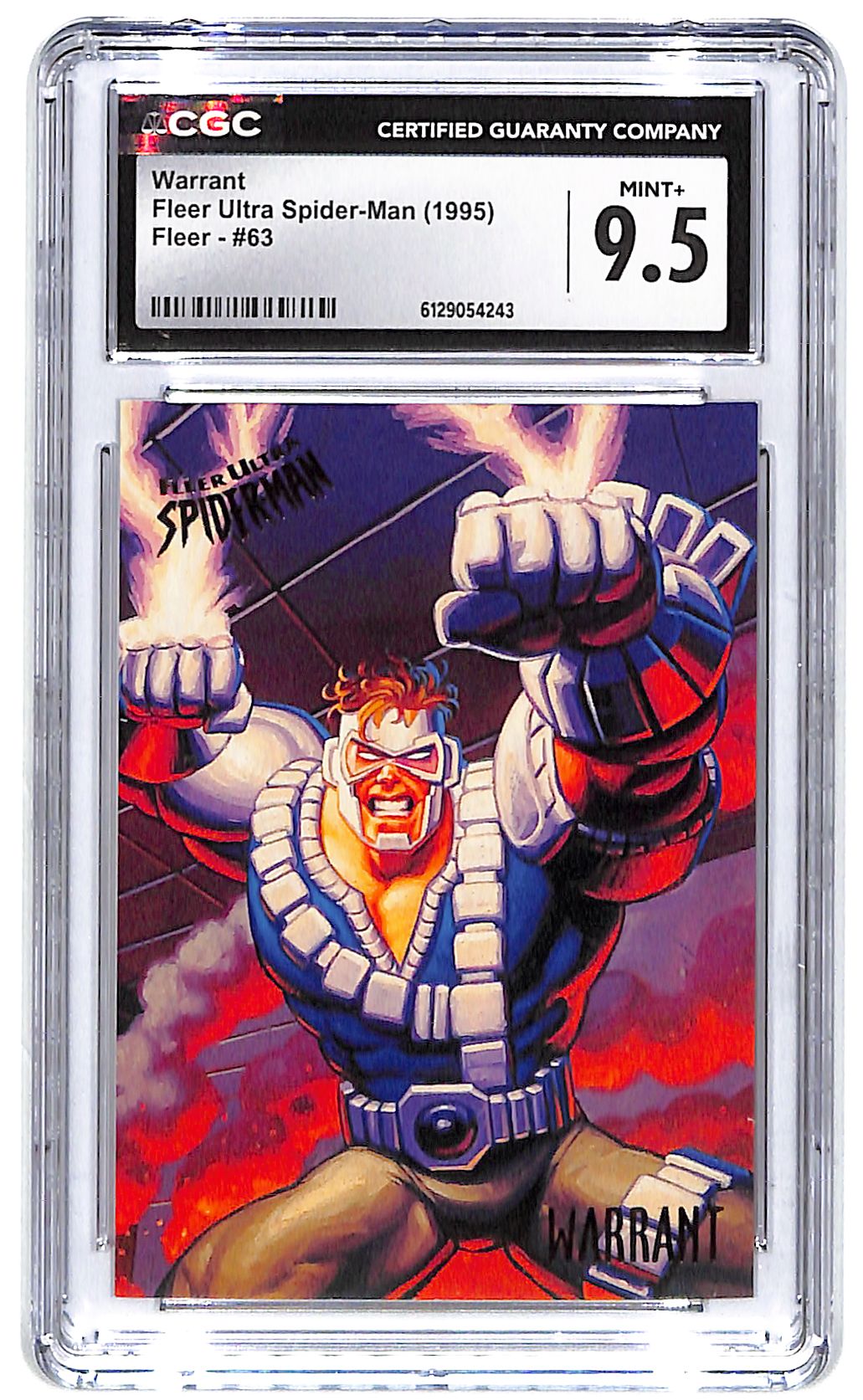 1995 Warrant Fleer Ultra Spider-Man #63 CGC Mint Plus 9.5