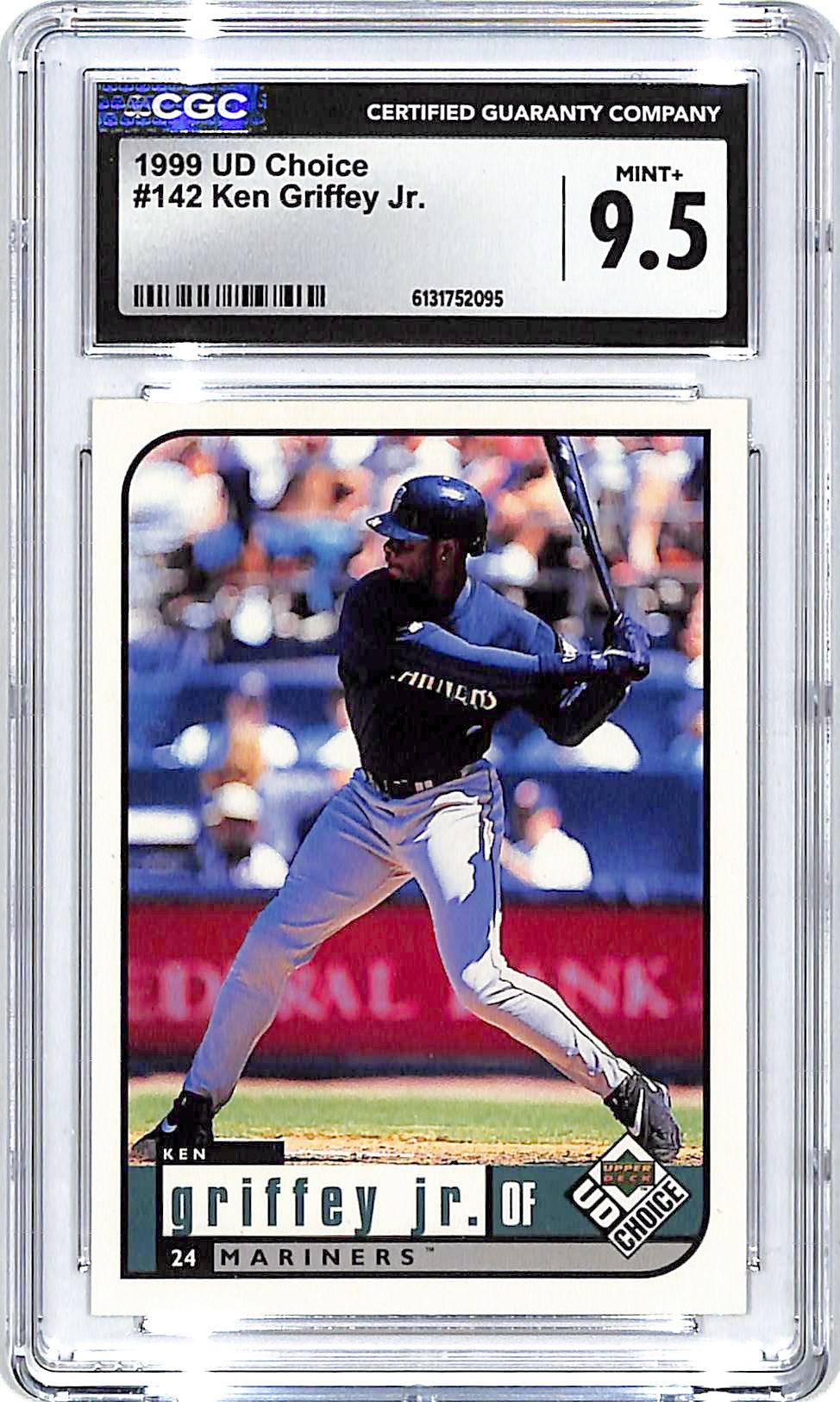 1999 UD Choice Ken Griffey Jr #142 CGC 9.5 Mariners