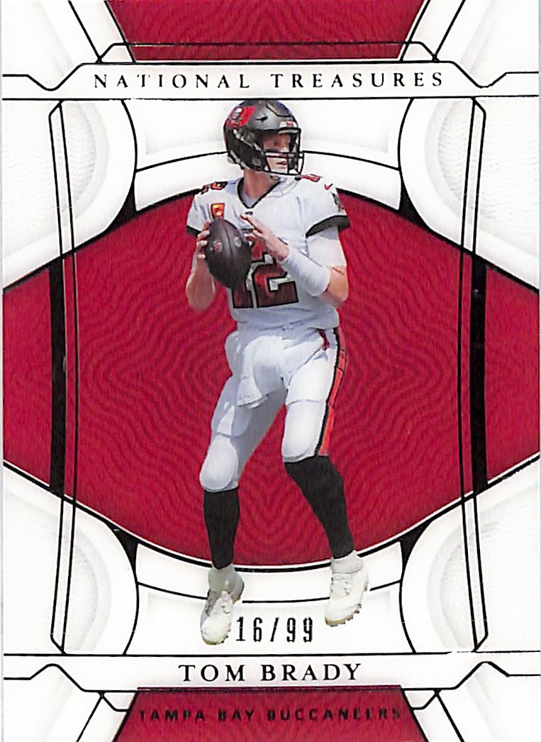 2021 National Treasures Tom Brady /99 #76 Buccaneers