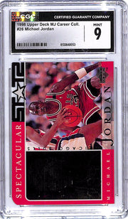 1998 Upper Deck MJ Career Collection Michael Jordan #26 CGC 9 Bulls