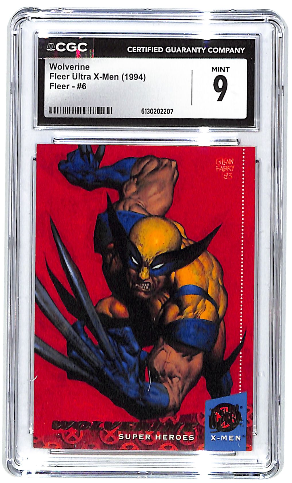 1994 Wolverine Fleer Ultra X-Men #6 CGC Mint 9