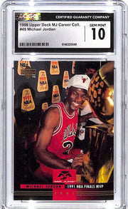 1998 Upper Deck MJ Career Collection Michael Jordan #49 CGC 10 Bulls