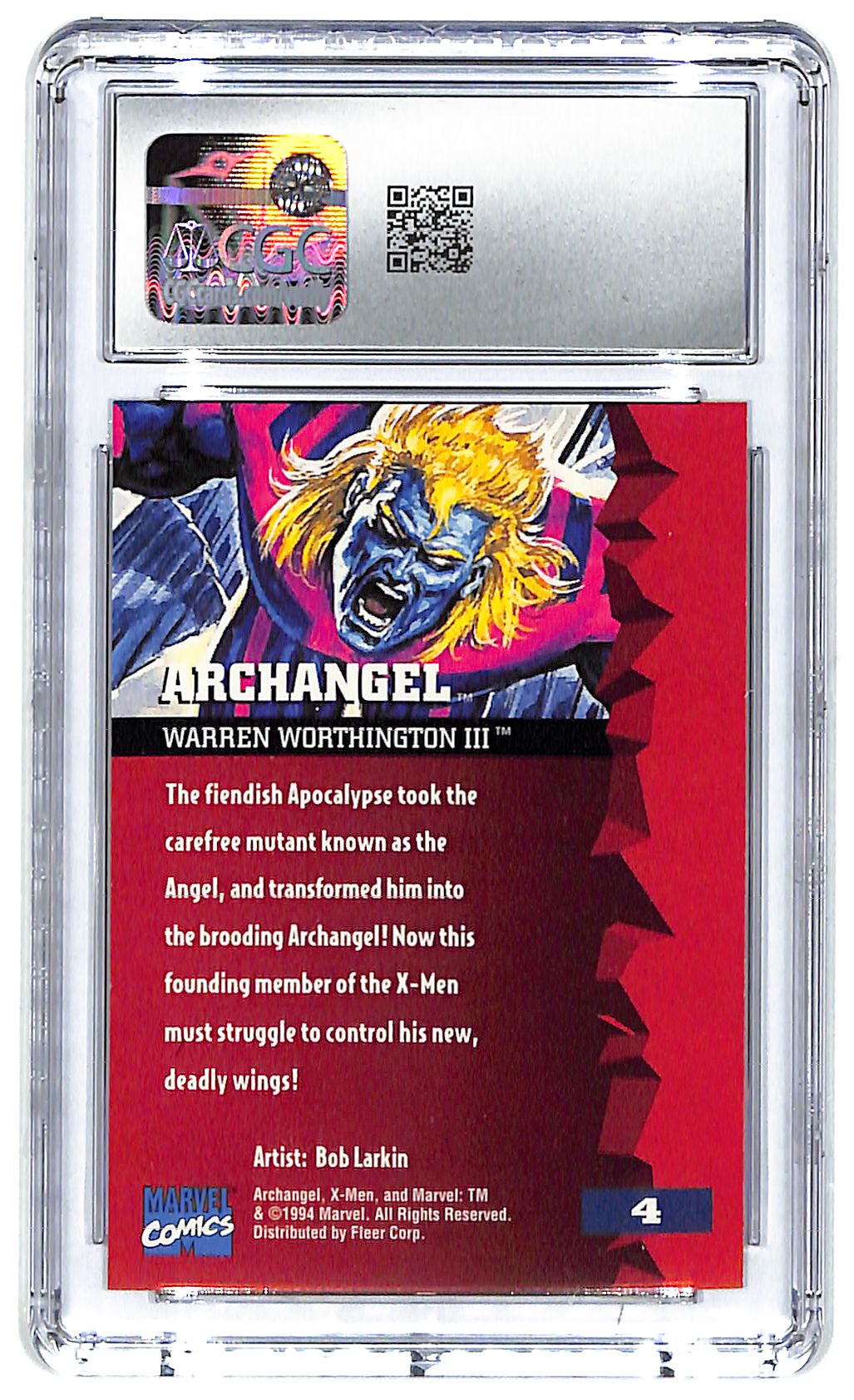 1994 Archangel Fleer Ultra X-Men '95 #4 CGC Mint Plus 9.5