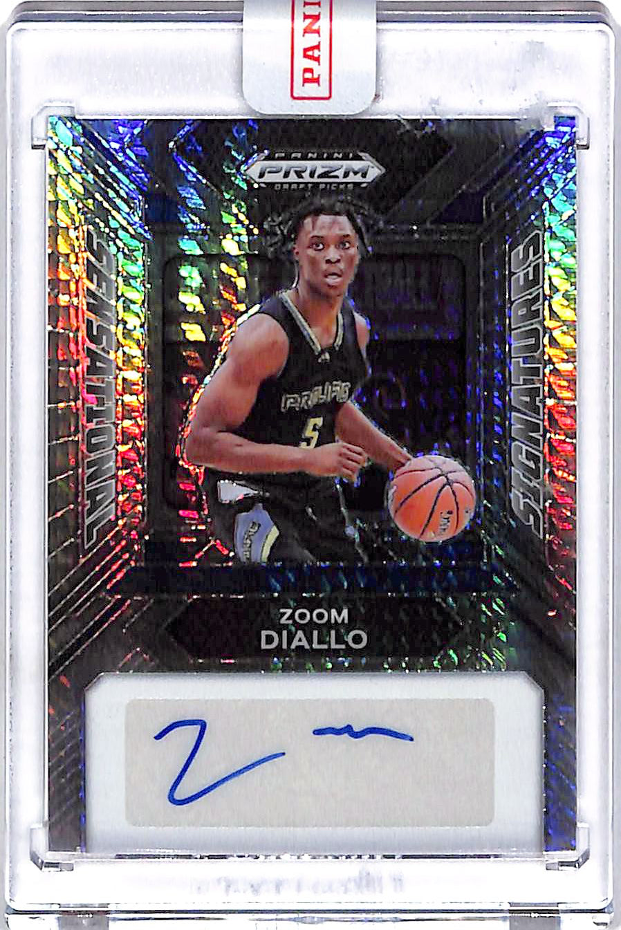 2024 Prizm Draft Picks Zoom Diallo Auto Autograph Rookie RC Prism