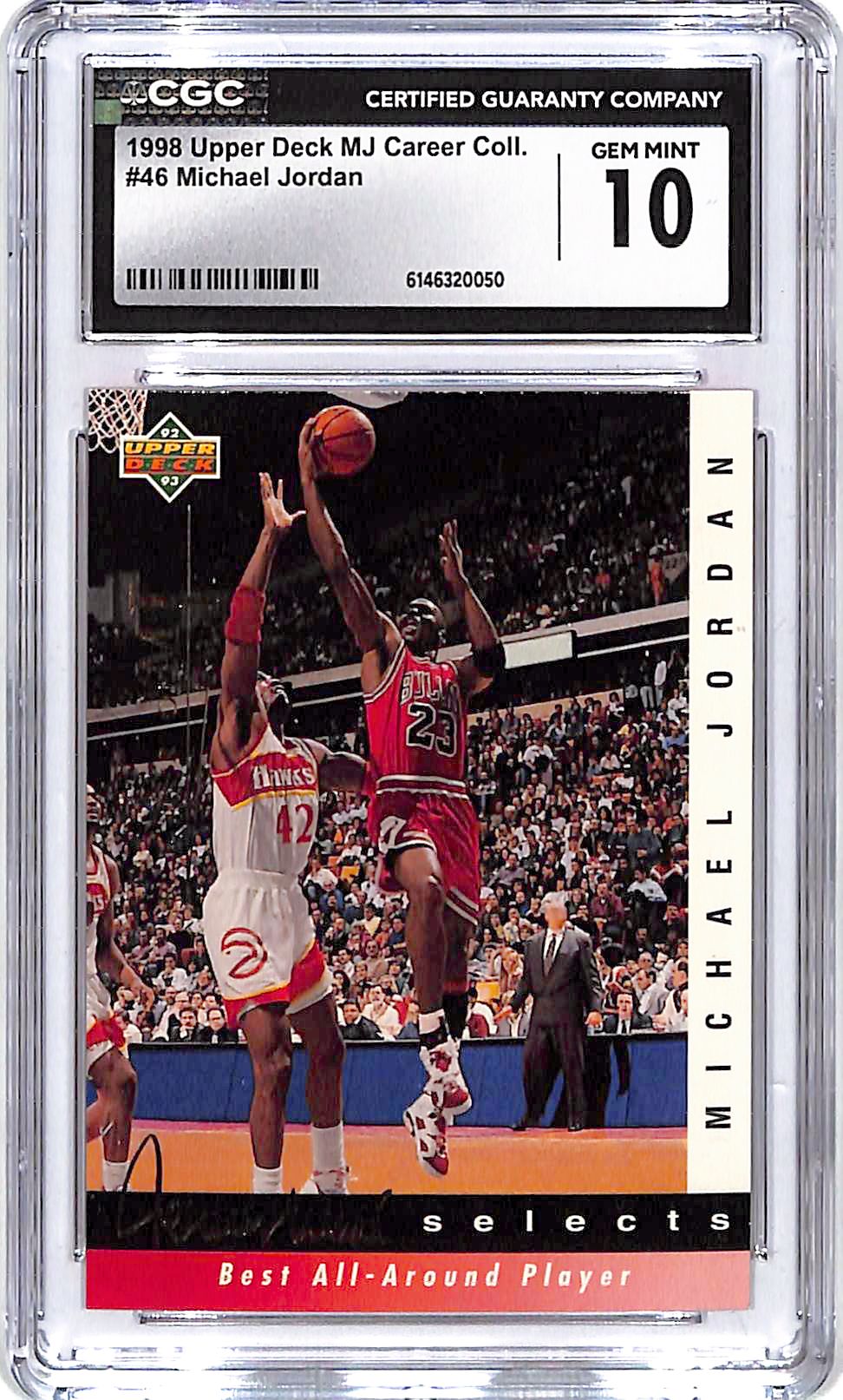 1998 Upper Deck MJ Career Collection Michael Jordan #46 CGC 10 Bulls