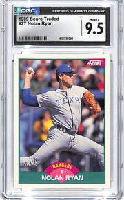 18989 Score Traded Nolan Ryan #2T CGC 9.5 Rangers