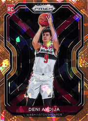 2020-21 Prizm Deni Avdija Rookie RC Orange Cracked Ice Wizards