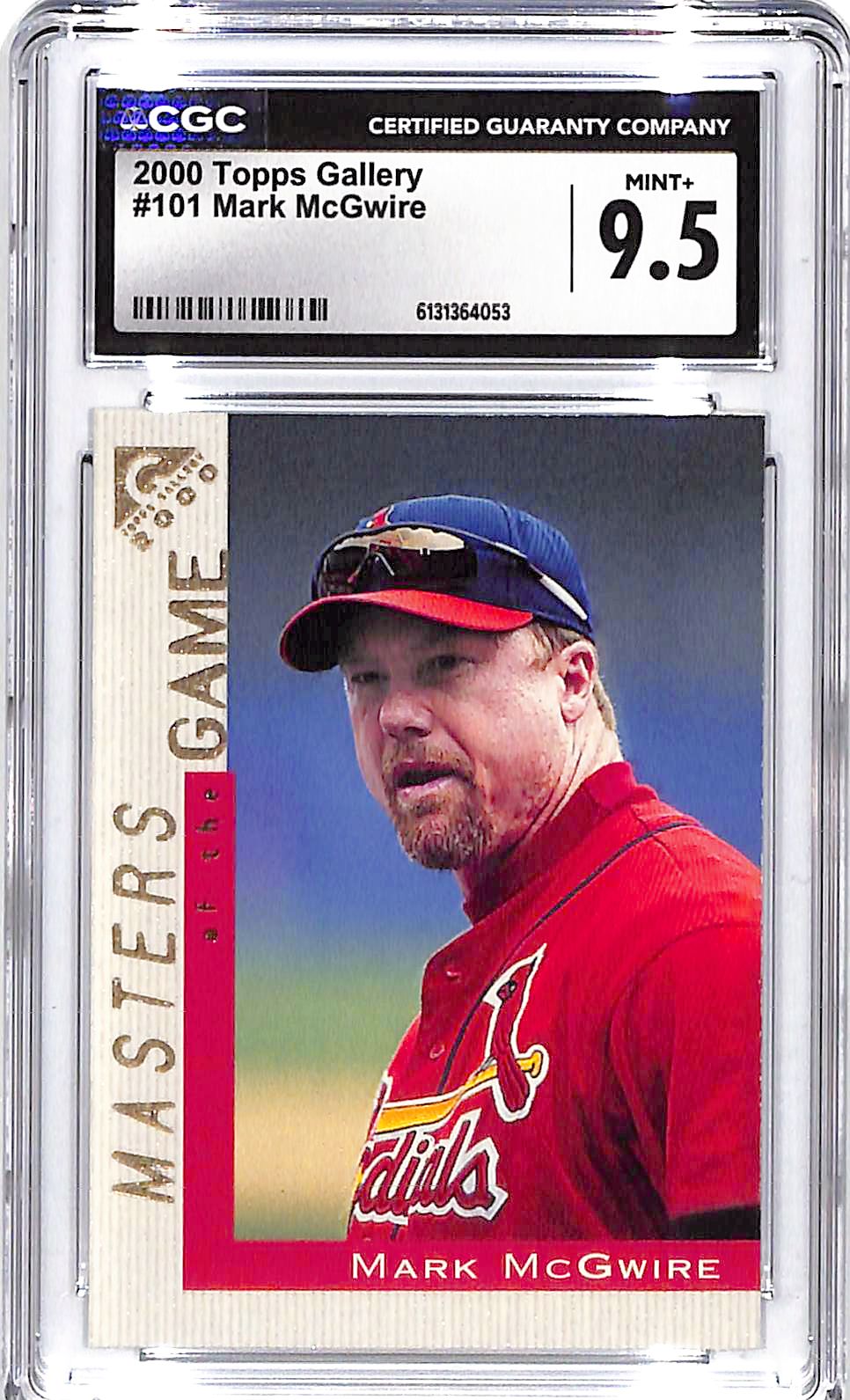 2000 Mark McGwire Topps Gallery #101 CGC Mint Plus 9.5