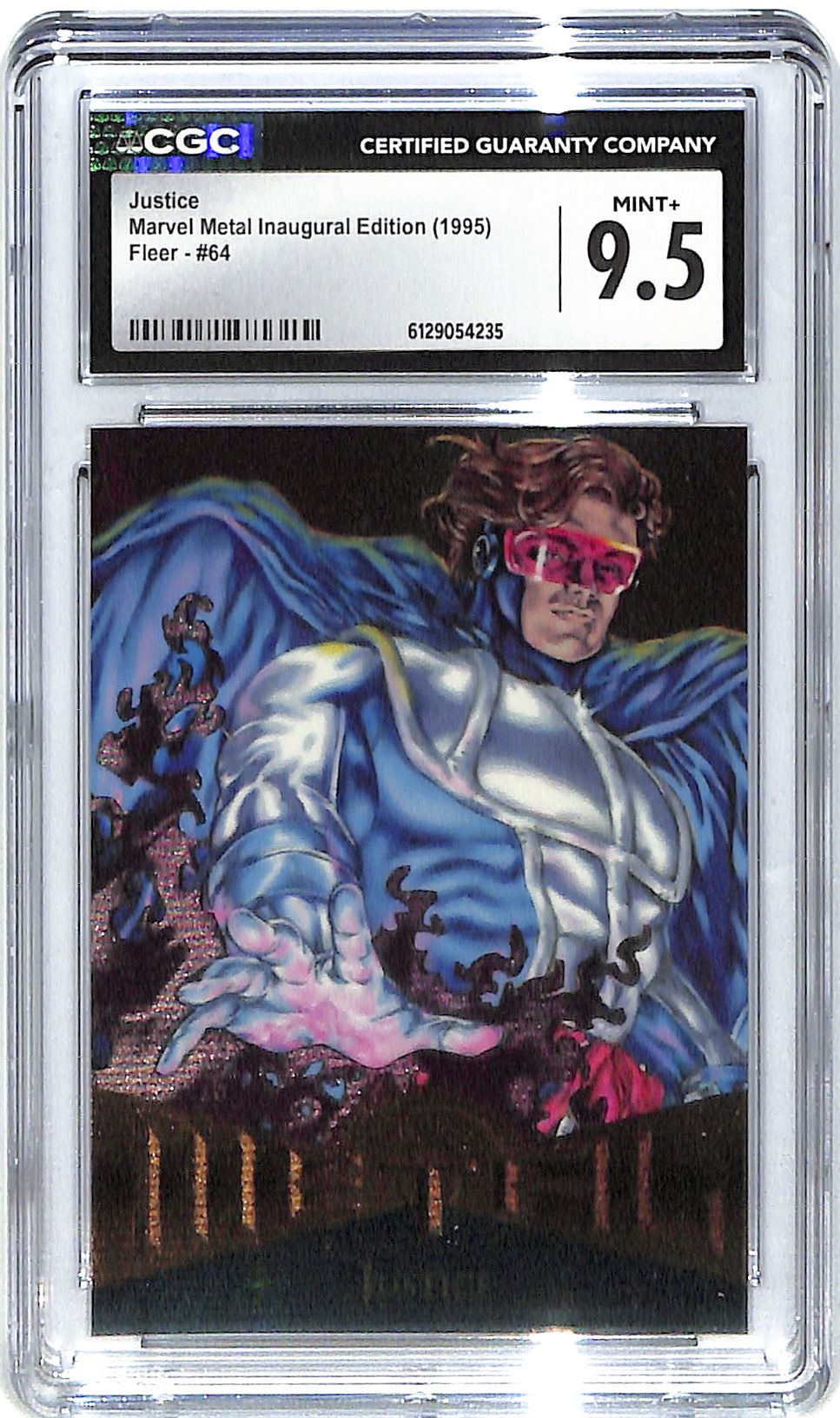1995 Justice Fleer Marvel Metal Inaugural Edition #64 CGC Mint Plus 9.5