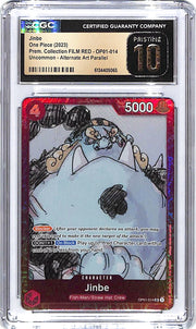 One Piece Premium Collection Film Red OP01 Jinbe 014 Alternate Art CGC 10 Pristine