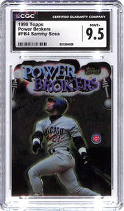 1999 Sammy Sosa Topps Power Brokers #PB4 CGC Mint Plus 9.5