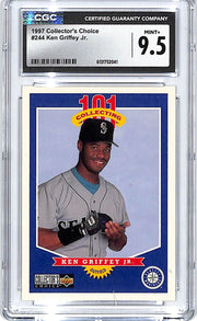 1997 Collector's Choice Ken Griffey Jr #244 CGC 9.5 Mariners