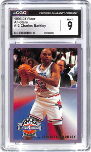 1993-94 Charles Barkley Fleer All-Stars #13 CGC Mint 9
