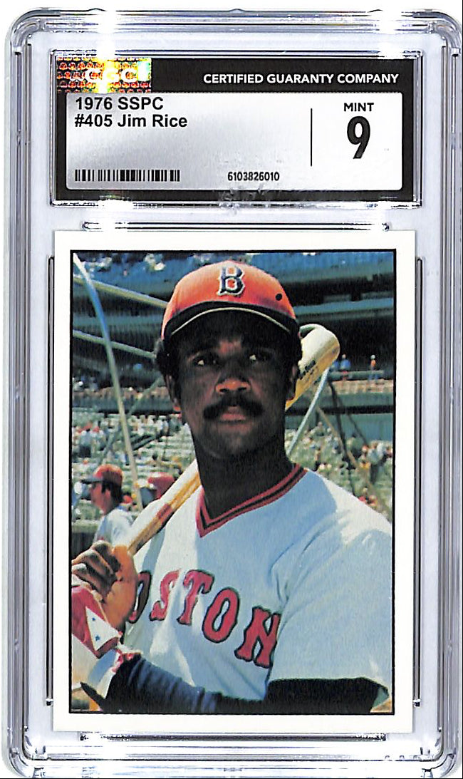 1976 SSPC Jim Rice Rookie RC #405 CGC 9 Red Sox