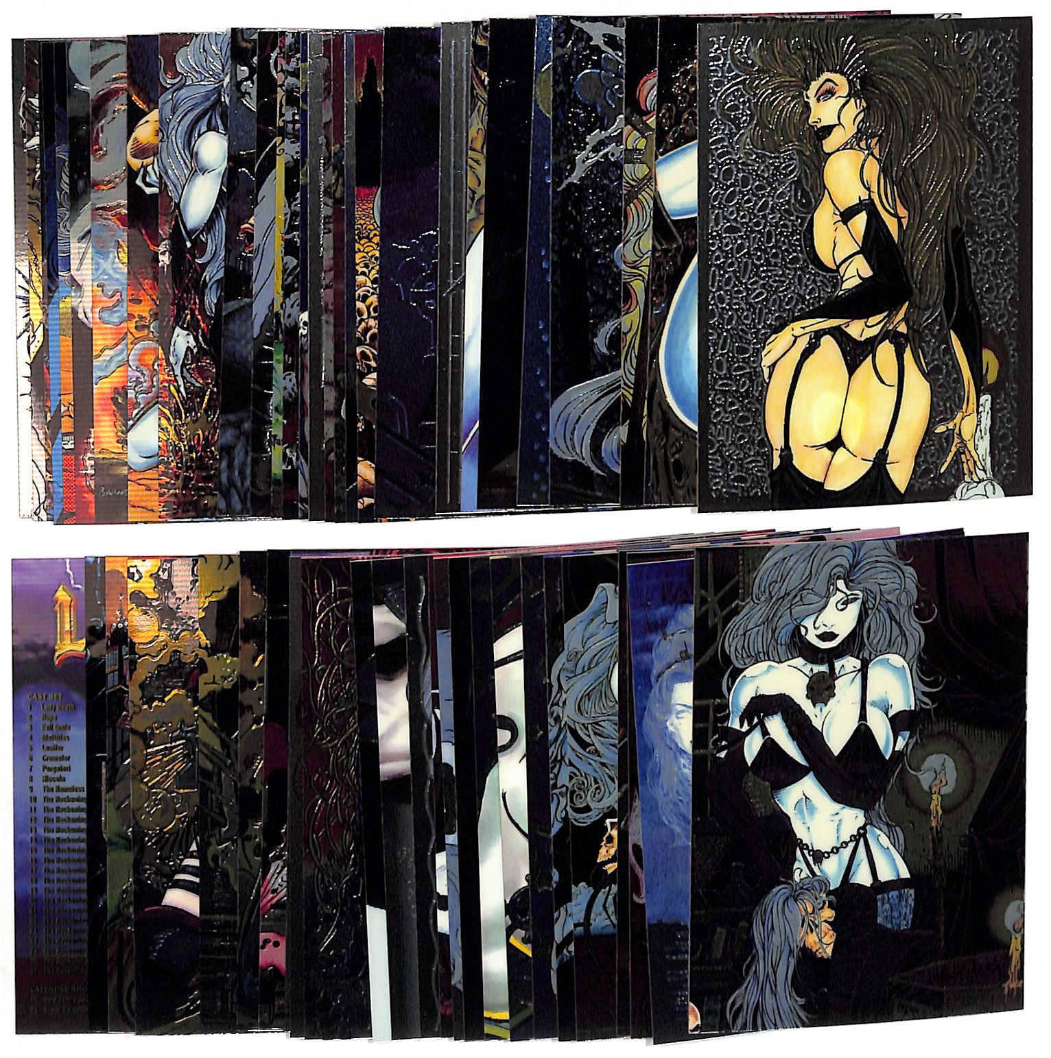 1994 Brian Pulido Lady Death Chromium Card Set #1-100