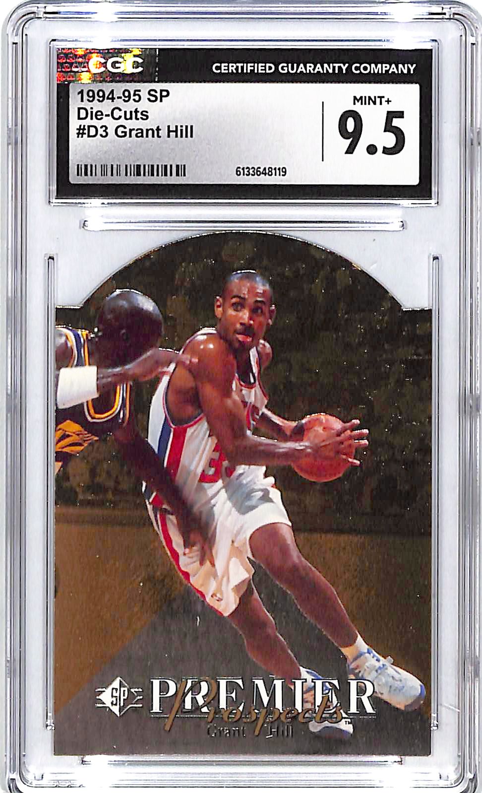 1994-95 SP Grant Hill Die Cuts Rookie RC CGC 9.5 Pistons