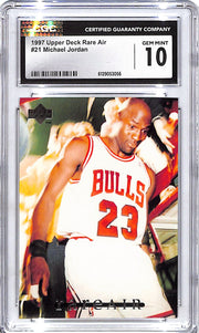 1997 Upper Deck Rare Air Michael Jordan #21 CGC 10 Bulls