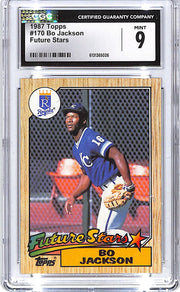 1987 Topps Bo Jackson Rookie RC Futurę Stars #170 CGC 9 Royals
