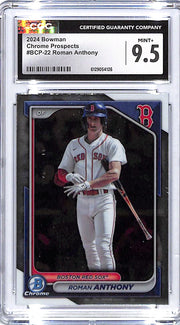 2024 Bowman Chrome Roman Anthony Prospect Rookie BCP-22 CGC 9.5 Red Sox
