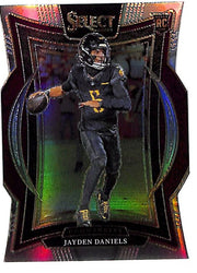 2024 Select Jayden Daniels Rookie RC Silver Die Cut Commanders
