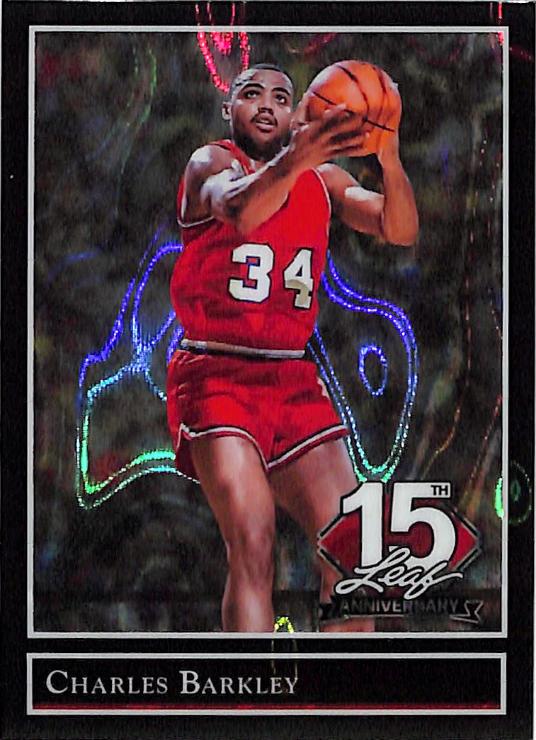 2025 Leaf 15th Anniversary Charles Barkley Black Lava /2 76ers