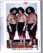 Afa The Samoan WWE Signed Auto Autograph JSA Authentic 8x10 Photo
